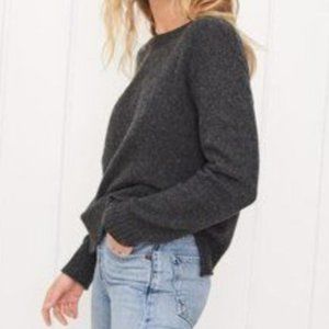 NWT jenni kayne Everyday Sweater Charcoal Gray XS